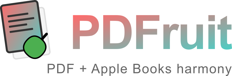 PDFruit - PDF + Apple Books harmony